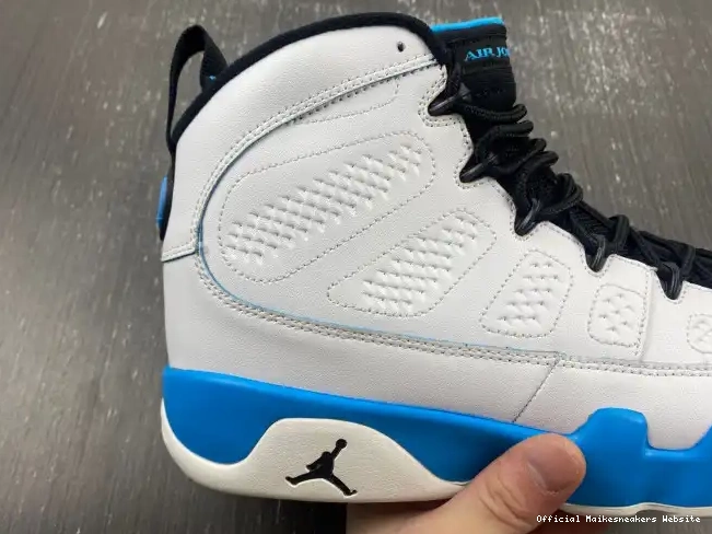 Official Maikesneakers Air Blue 9 Jordan Powder FQ8992-101 0524